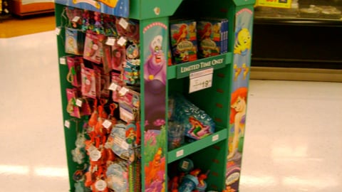 'The Little Mermaid' Merchandise Floorstand