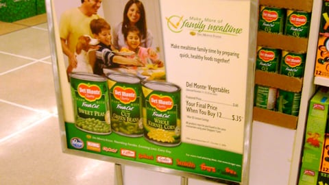 Del Monte/Kroger Stanchion Sign