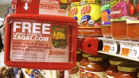 Buitoni Take-One Shelf Talker