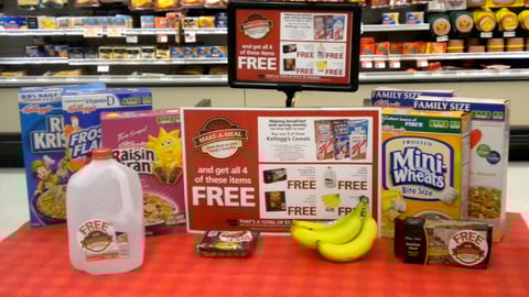 Winn-Dixie 'Make a Meal' Table Display