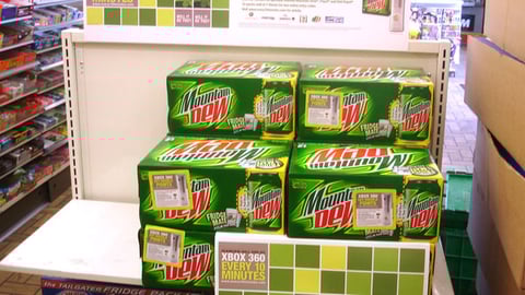 7-Eleven/Pepsi Xbox Promo Endcap