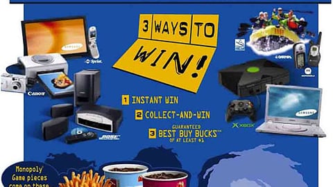 McDonald's Monopoly Lobby Standee