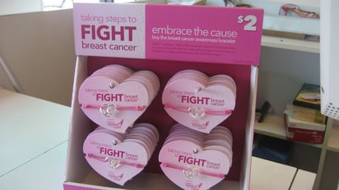 Payless Cause Marketing Shelf Tray