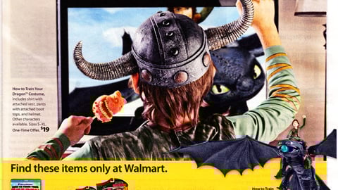 Walmart 'How to Train Your Dragon' Co-Op Ad