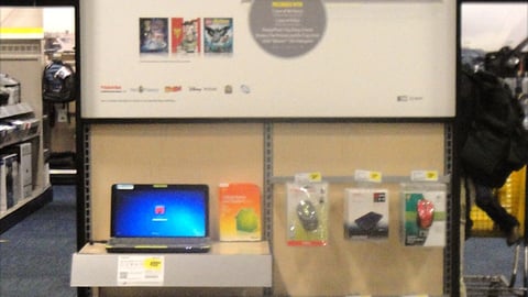 Best Buy Toshiba Kids' PC Endcap