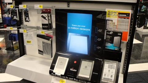 Best Buy Sony Reader Display