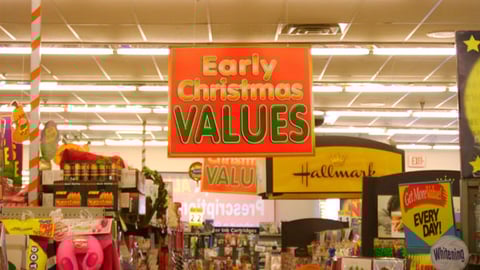 Eckerd Holiday Ceiling Banner