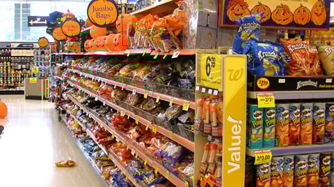 Walgreens Halloween Candy Aisle