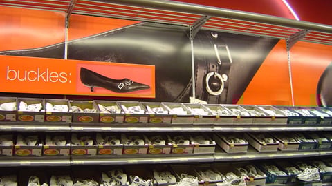 Target Women's Shoe Wall