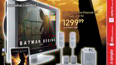 Circuit City 'Batman Begins' Cover Feature