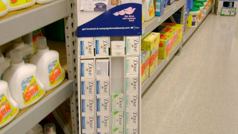 Dove Self-Esteem Fund Shipper