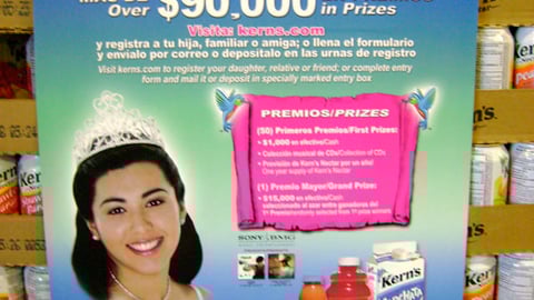 Kern's 'Dulce Quinceanera' Sign 