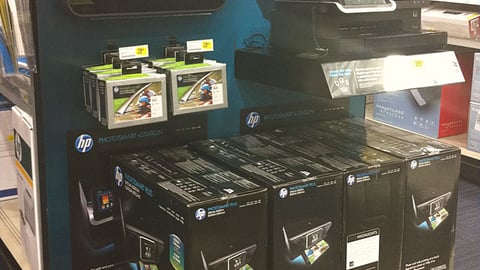 Best Buy HP 'Print From Anywhere' Endcap