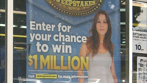 Dollar General 'Country Million' Window Poster
