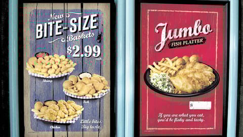 Captain D's Backlit Graphics