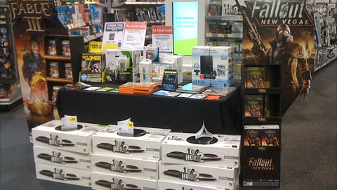 Best Buy Video Game Table Display