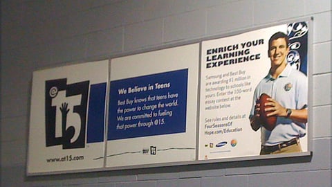 Best Buy @15 Samsung Framed Signs