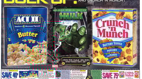 Act II/Crunch n Munch Hulk FSI