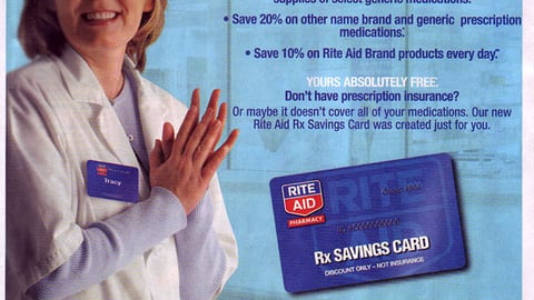 Rite Aid Rx Savings Card Ad