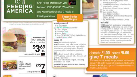 Winn-Dixie Kraft 'Huddle to Fight Hunger' Feature