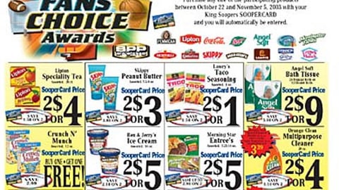 King Soopers Sports Fan's Choice Sweeps