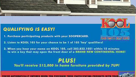 King Soopers New House Sweeps