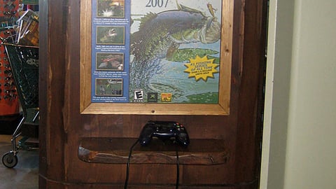 Bass Pro Video Game Demo Station