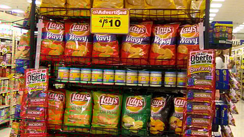 Schnucks Frito-Lay Endcap Rack
