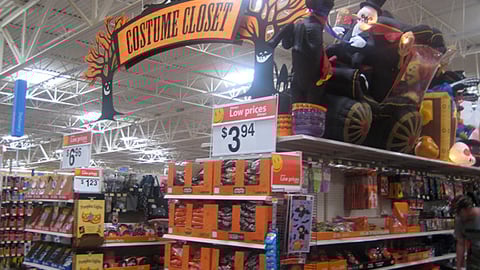 Wal-Mart Halloween Merchandising