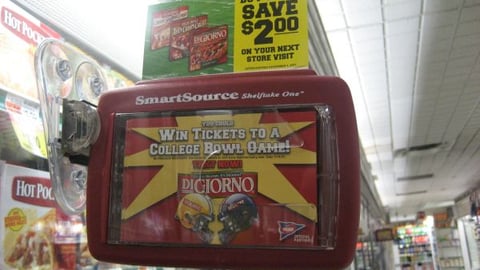 DiGiorno College Football Shelf Talker