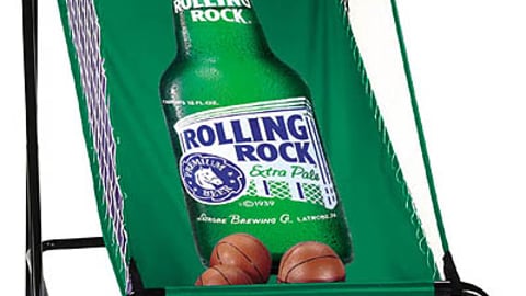 Rolling Rock Basketball Display