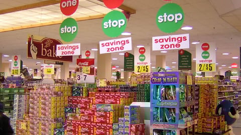 Stop & Shop Savings Zone Pallet