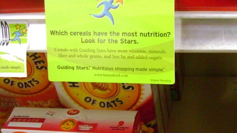 Hannaford 'Guiding Stars' Shelf Tag