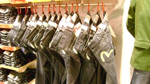 Puma Evisu Jeans Merchandising