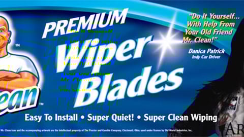 Mr. Clean Danica Patrick Header Card