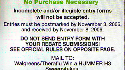 Walgreens/Theraflu Sweeps Feature