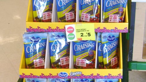 Craisins/Total Shipper