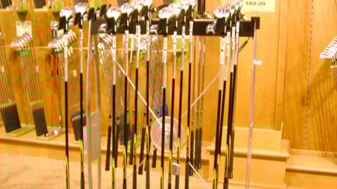 Taylor-Made Golf Club Rack