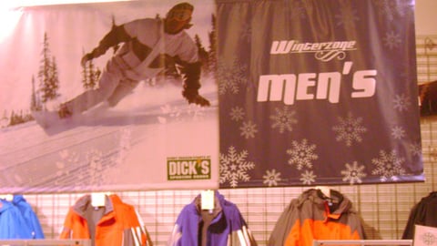 Dick's 'WinterZone' Banner