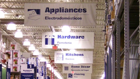 Lowe's Category Banners