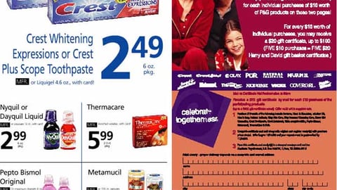 A&P/P&G Harry and David Offer