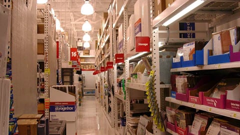 Office Depot Storage Aisle