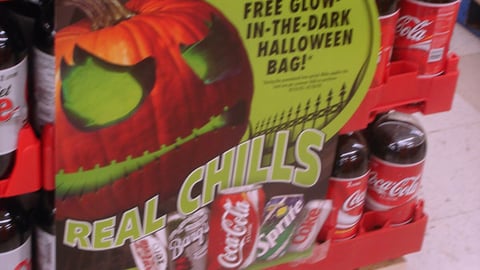 Kmart/Coke 'Free Trick-or-Treat Bag' Sign