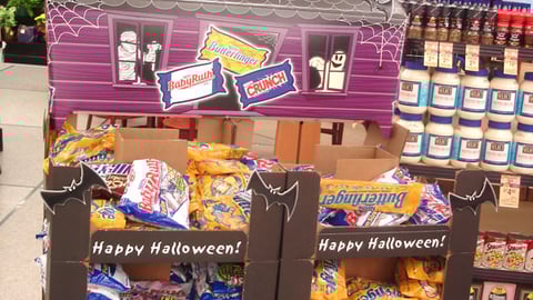 Nestle Halloween Shipper