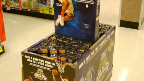 Walgreens Right Guard NBA Sweeps Dump Bin