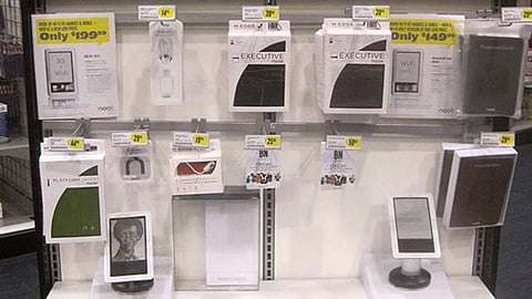 Best Buy Nook Display