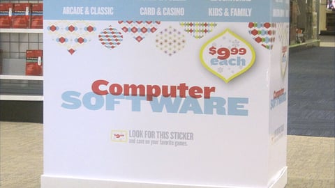 Best Buy Holiday Dump Bin