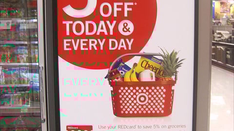 Target REDcard Framed Sign