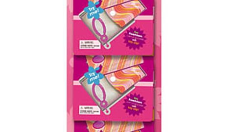 Rayovac Barbie Merchandising Strip