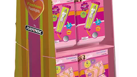 Rayovac Barbie Flashlight Floorstand